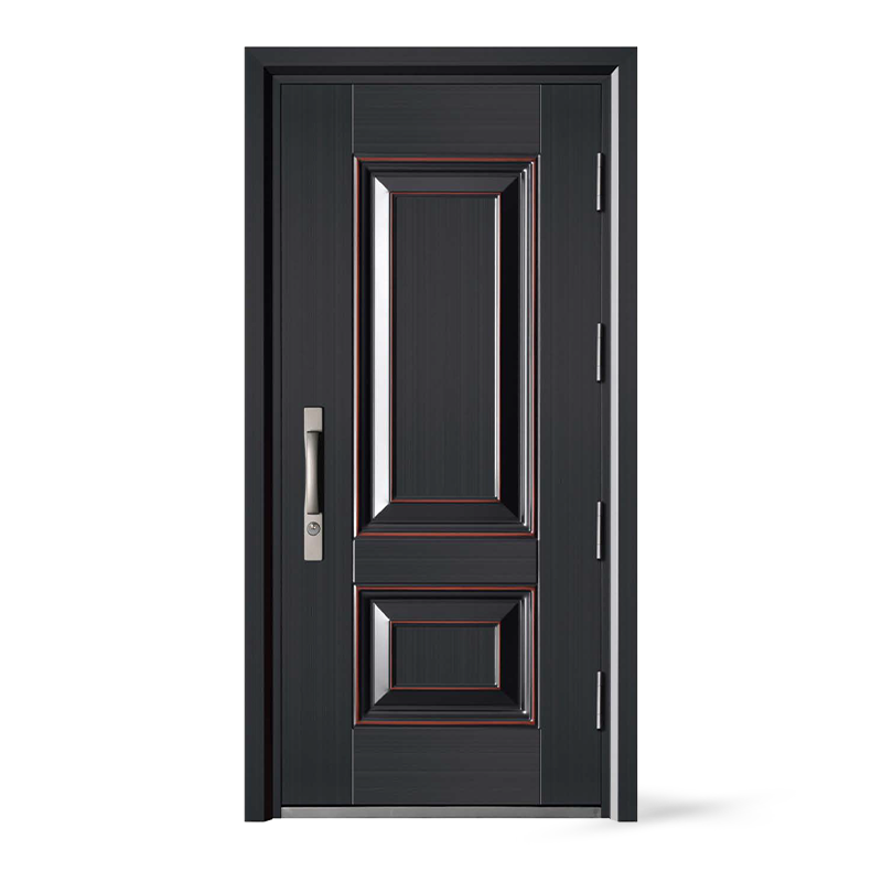 Copper Color Single Opening UV Resistant Steel Front Door