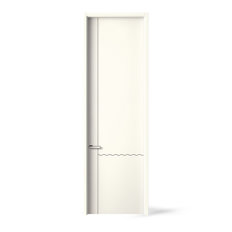 Framed Sliding Mildew-Proof Melamine Door