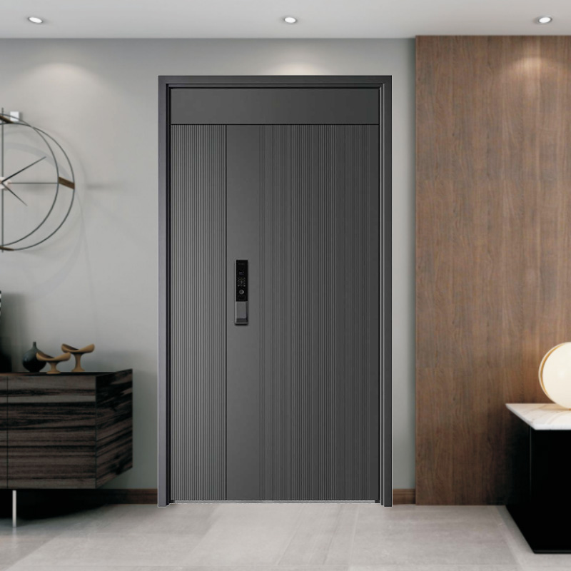 Double-Layer Steel Fireproof And Insulated Front Door